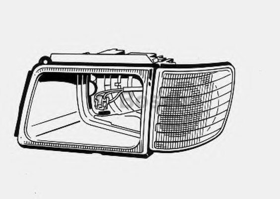 BOSCH 0 302 051 003 Headlight Base, lighting system